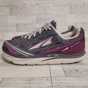 Women’s Altra Torin IQ Grey Purple Zero Drop Athletic Running Sneakers Size 9